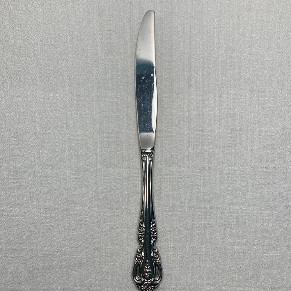 Oneida Community‎ BRAHMS Stainless Glossy Rose Flatware Knife
